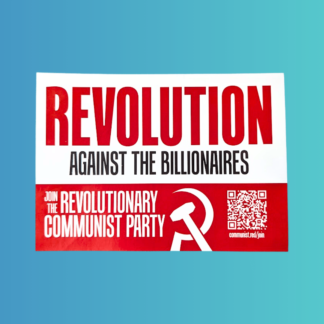 NEW: 'Revolution against the billionaires' sticker bundle
